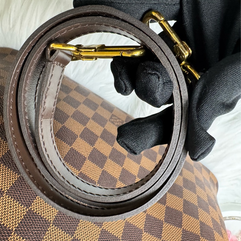 Lv手提包-肩背包 N41435 Damier Canvas 帆布 棕色-21