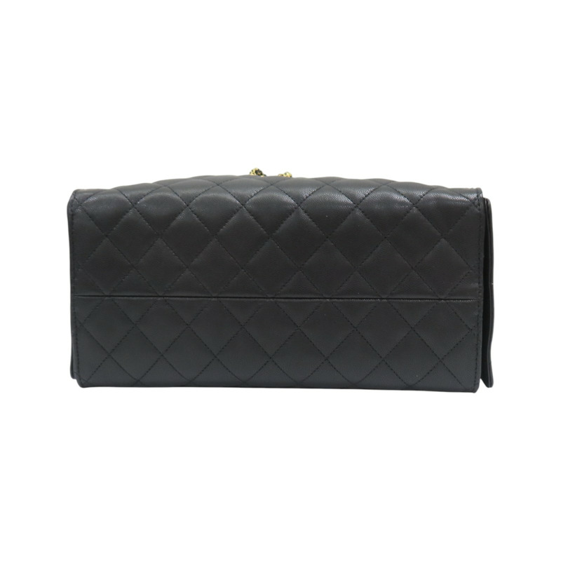 黑色 荔枝紋 牛皮 25包 中號 手提包 AS5311【CHANEL 香奈兒】 AS5311-3