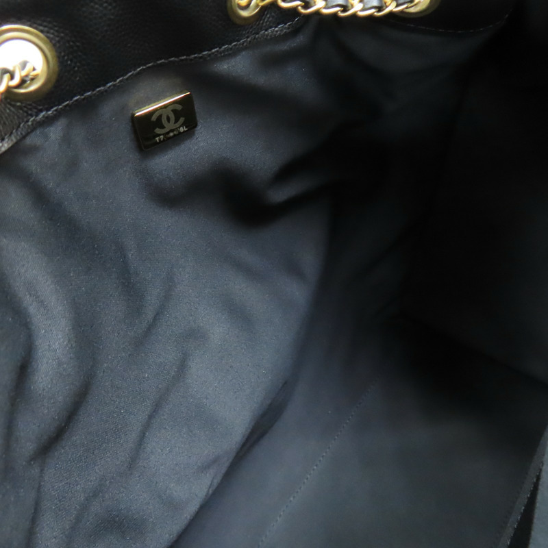 黑色 荔枝紋 牛皮 25包 中號 手提包 AS5311【CHANEL 香奈兒】 AS5311-5