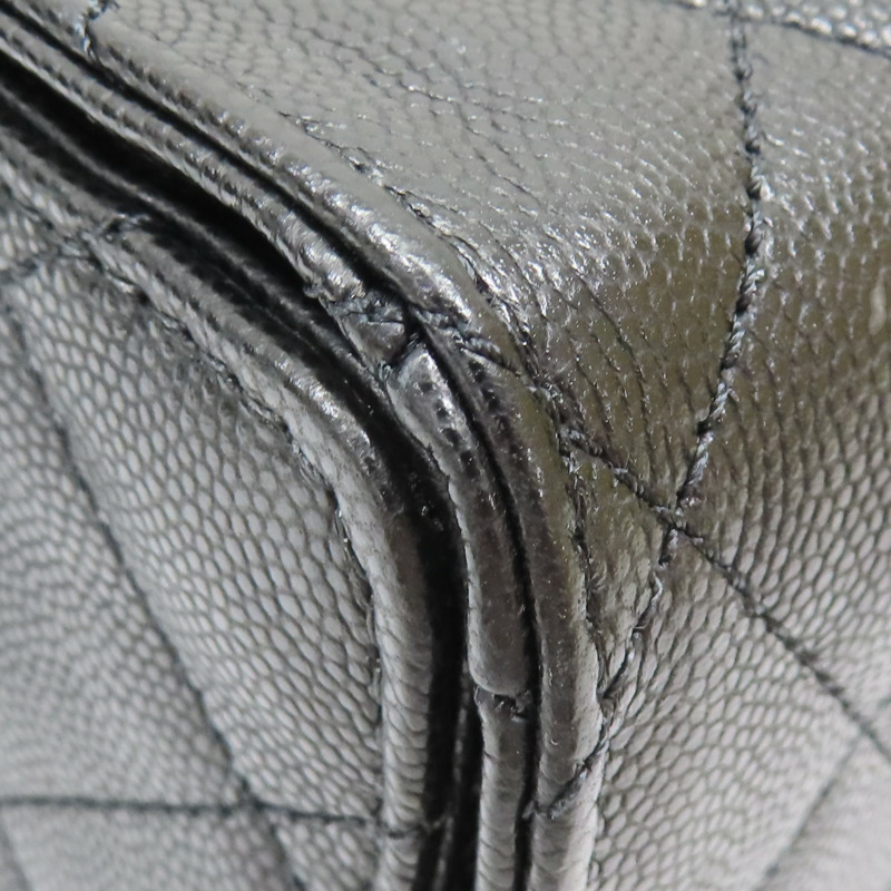 黑色 荔枝紋 牛皮 25包 中號 手提包 AS5311【CHANEL 香奈兒】 AS5311-15