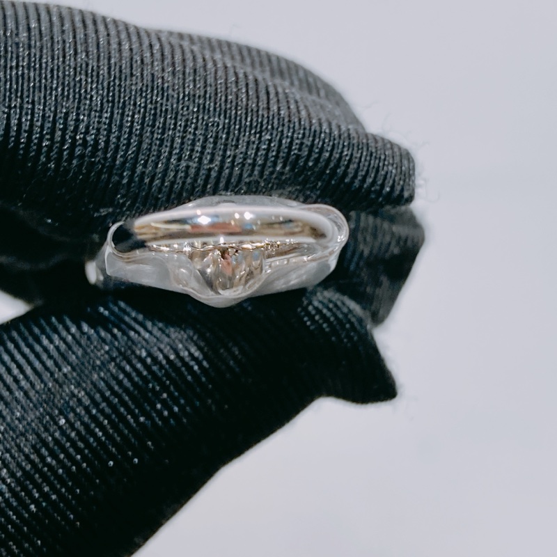 TW4561 HERMES 愛馬仕凱莉系列純銀小絲巾扣AMULETTES KELLY MINI SCARF RING-5