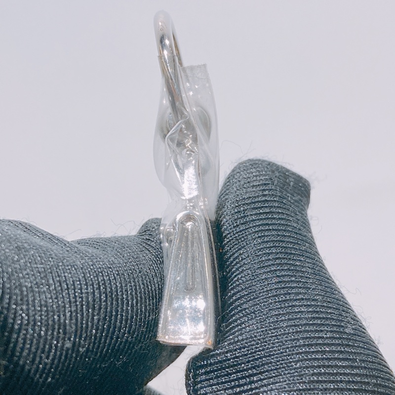 TW4561 HERMES 愛馬仕凱莉系列純銀小絲巾扣AMULETTES KELLY MINI SCARF RING-7