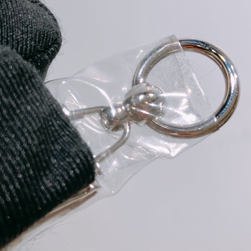 TW4561 HERMES 愛馬仕凱莉系列純銀小絲巾扣AMULETTES KELLY MINI SCARF RING-8