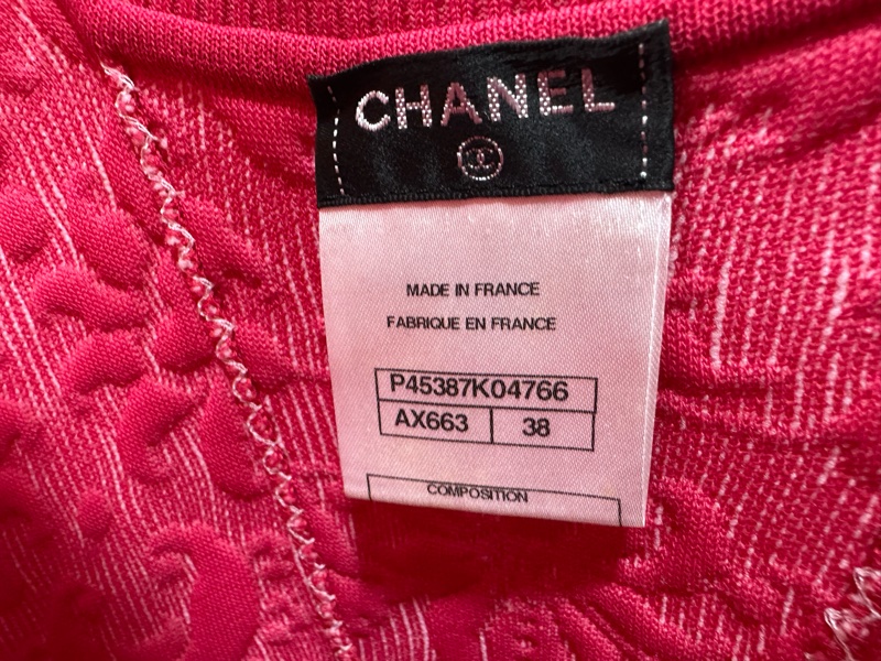 Chanel 香奈兒 13C 粉紅無袖洋裝 38碼-4