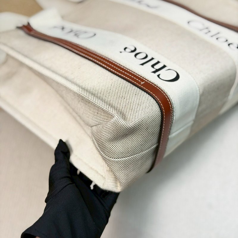 🏷Chloe 蔻依．Woody tote 中號/客人寄賣-4