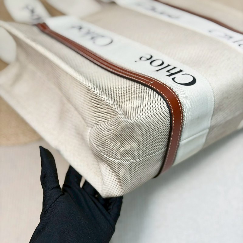 🏷Chloe 蔻依．Woody tote 中號/客人寄賣-6