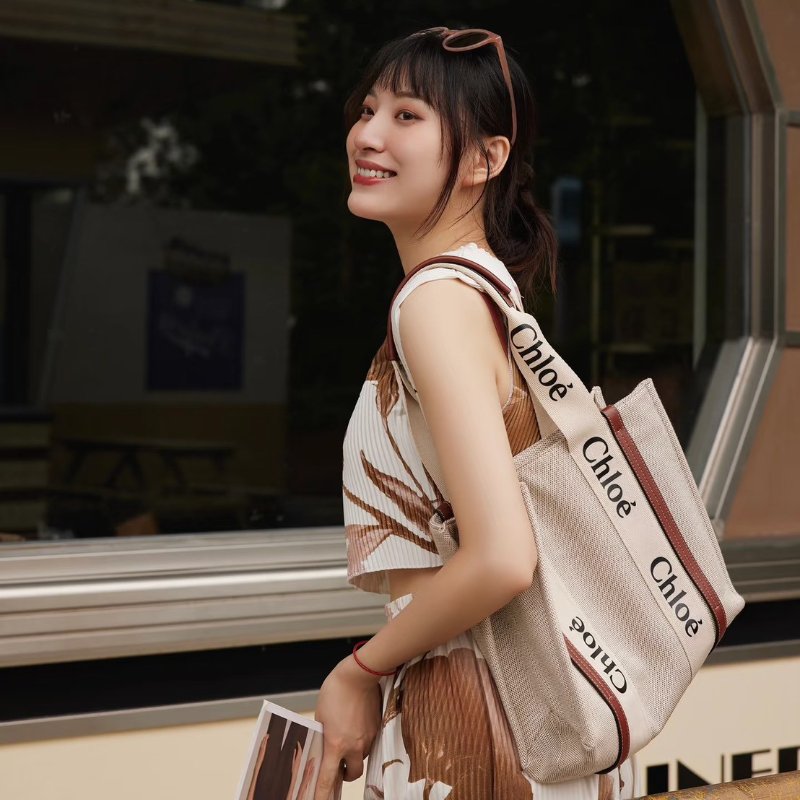 🏷Chloe 蔻依．Woody tote 中號/客人寄賣-22
