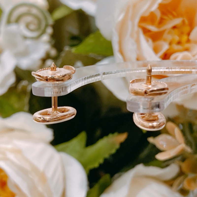 TW4652 HERMES 愛馬仕小號豬鼻系列18K玫瑰金耳環CHAINE D'ANCRE EARRINGS 18K ROSE GOLD-13