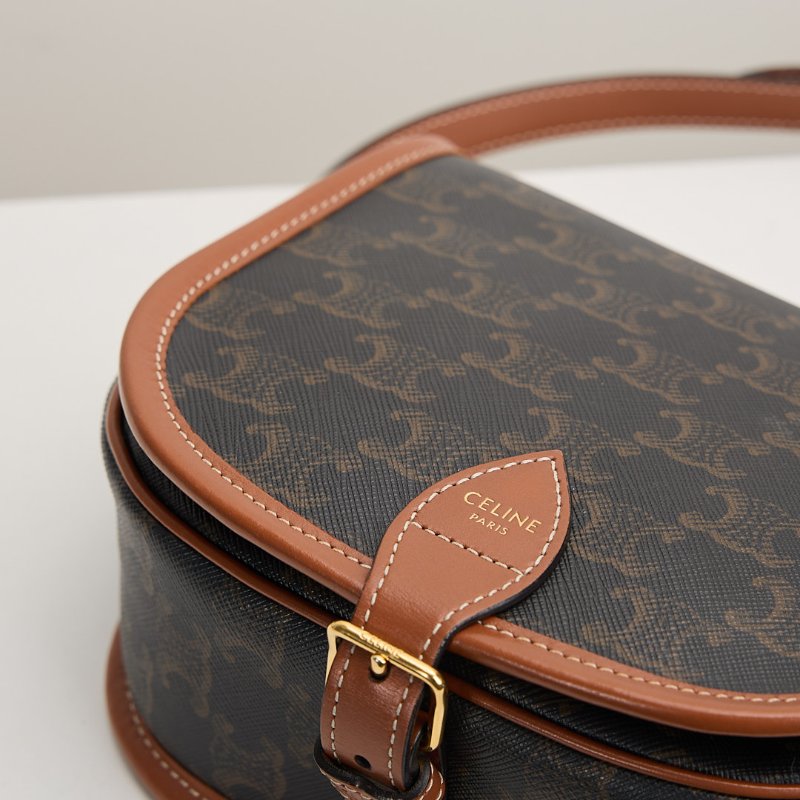 二手Celine Folco 馬鞍包-11