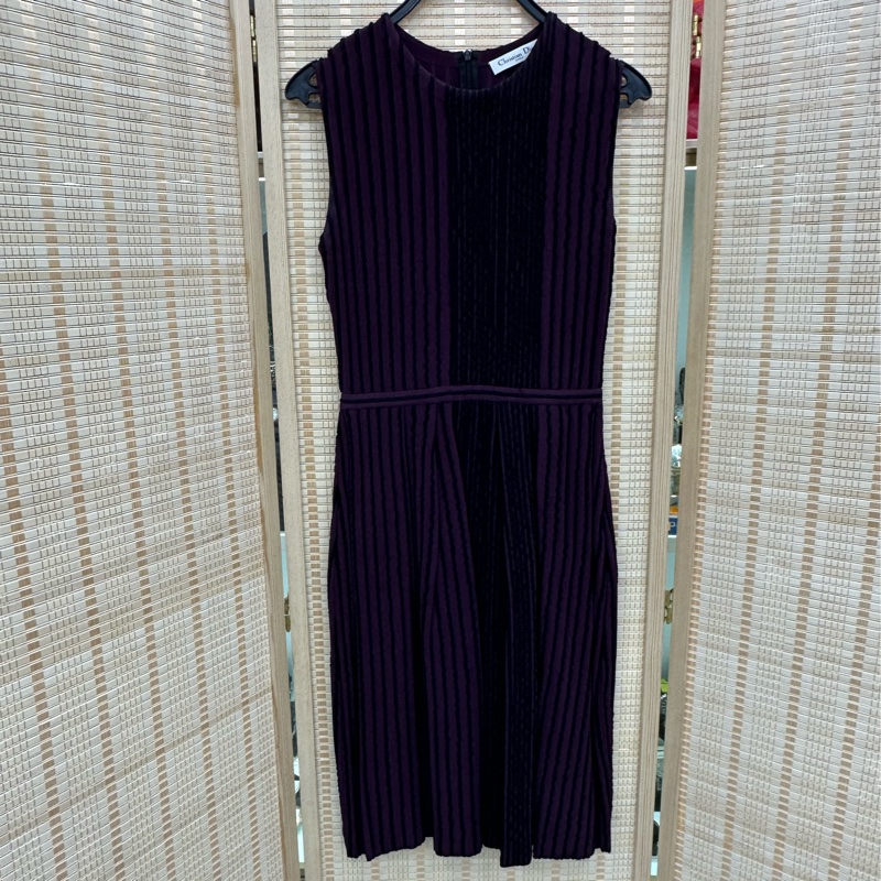 Dior 褶皺長洋裝 40碼-0