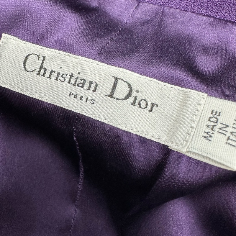 Dior 紫色真絲洋裝40碼-4