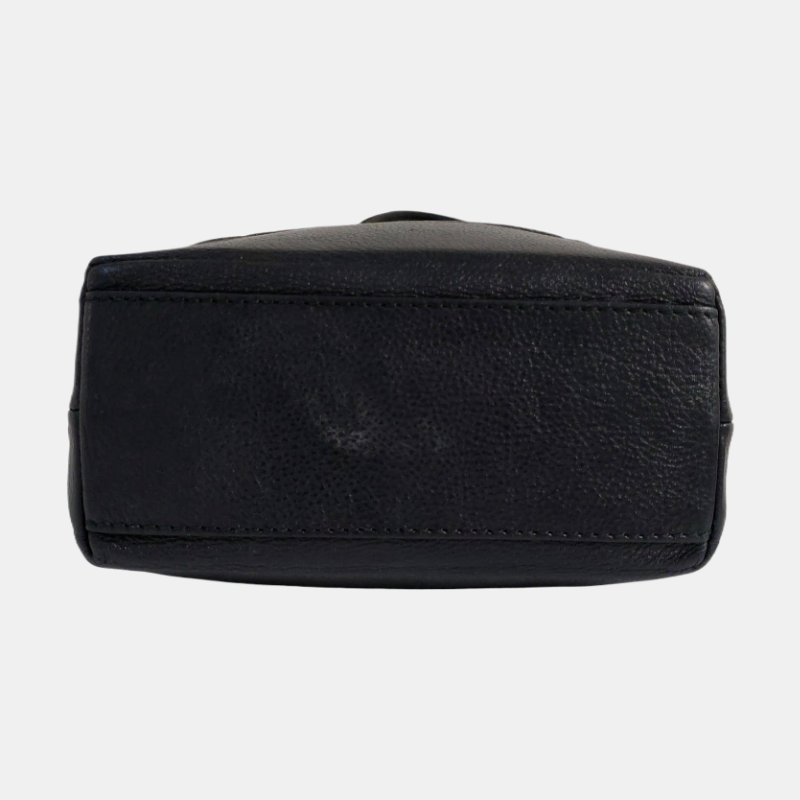 BALENCIAGA 托特包大號黑色牛皮單肩包 銀色五金 可拆卸肩帶-6