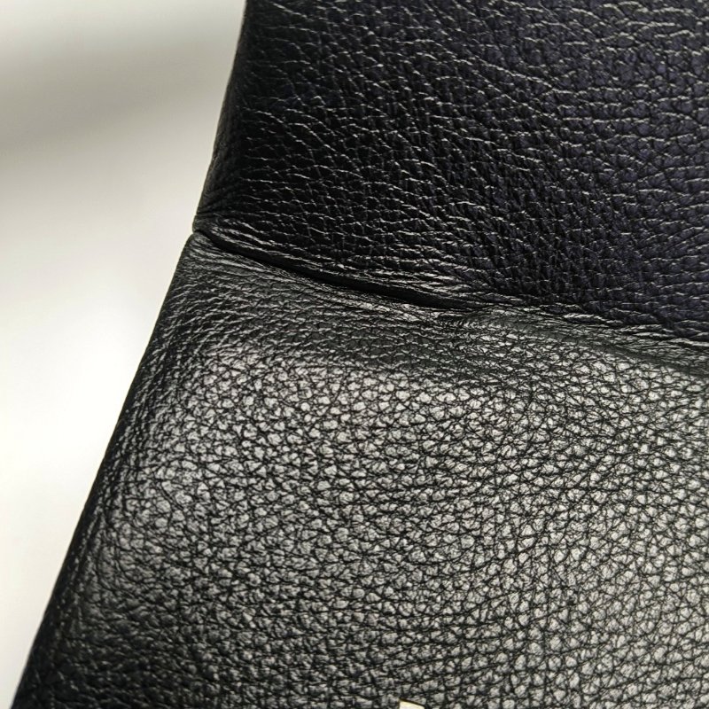 BALENCIAGA 托特包大號黑色牛皮單肩包 銀色五金 可拆卸肩帶-8