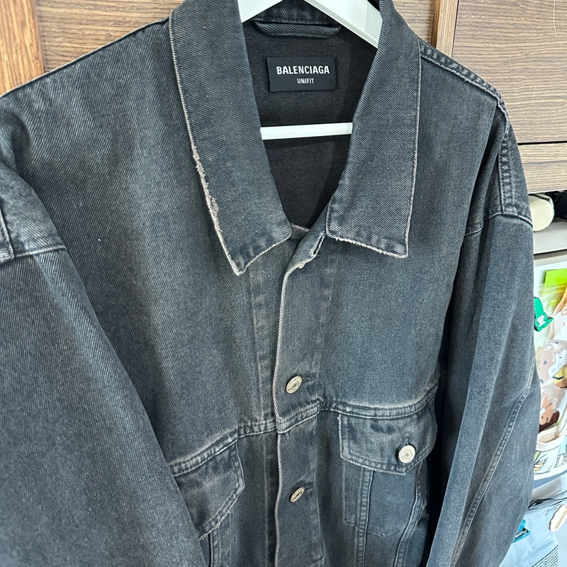 巴黎世家 Balenciaga 做舊 bb 牛仔外套 夾克-2