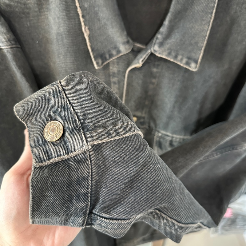 巴黎世家 Balenciaga 做舊 bb 牛仔外套 夾克-3