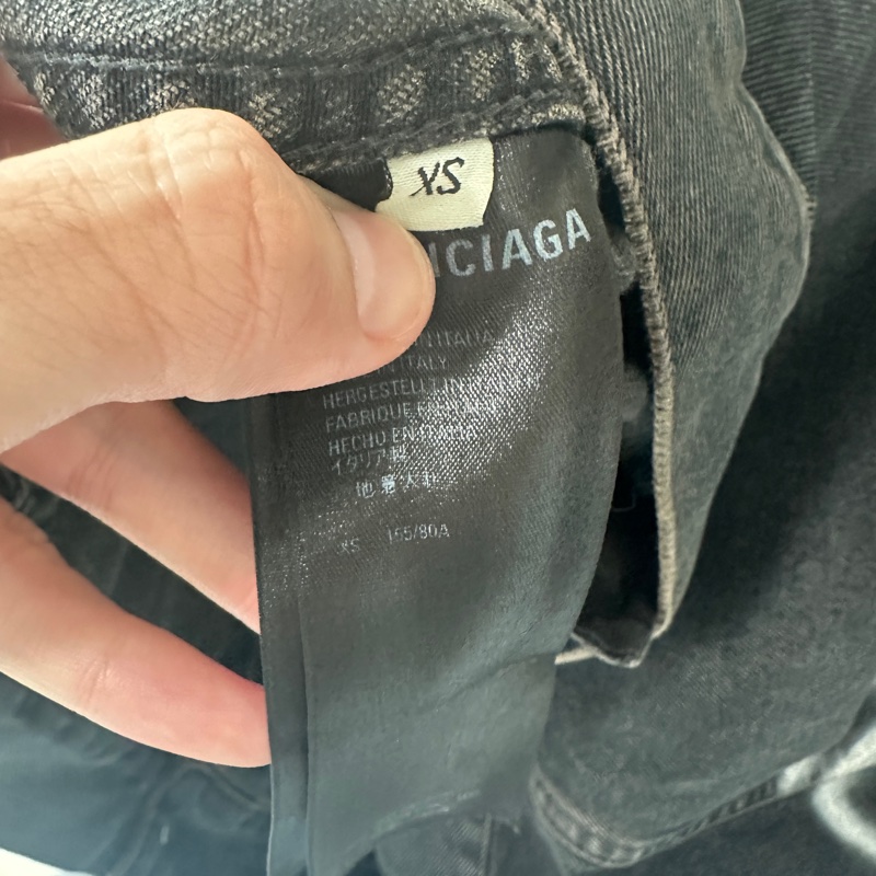 巴黎世家 Balenciaga 做舊 bb 牛仔外套 夾克-6