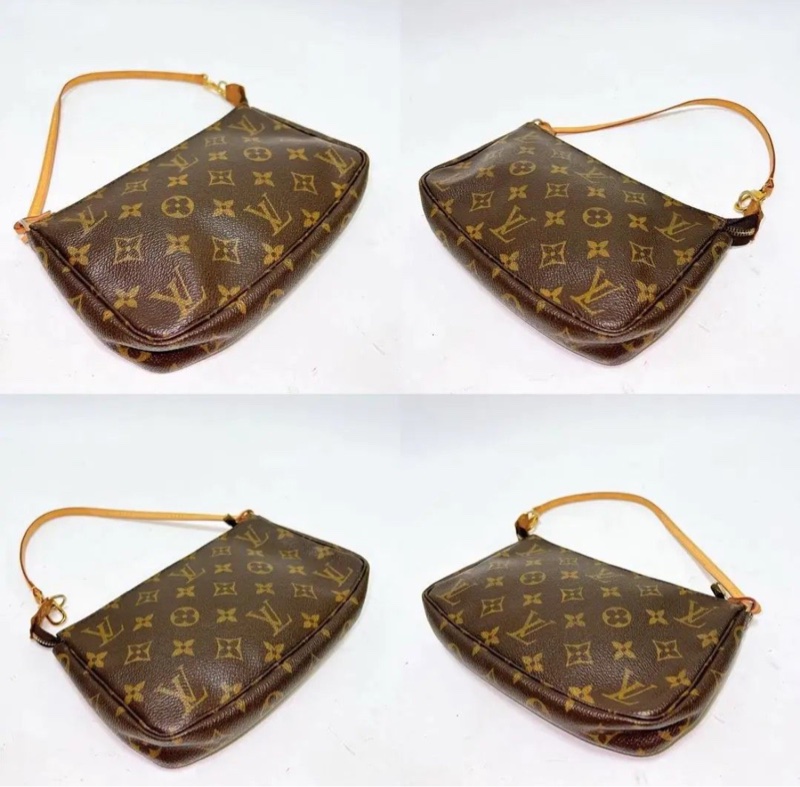 【輕巧經典✨全網最低價】LV Pochette Accessories中古 大麻將包-5
