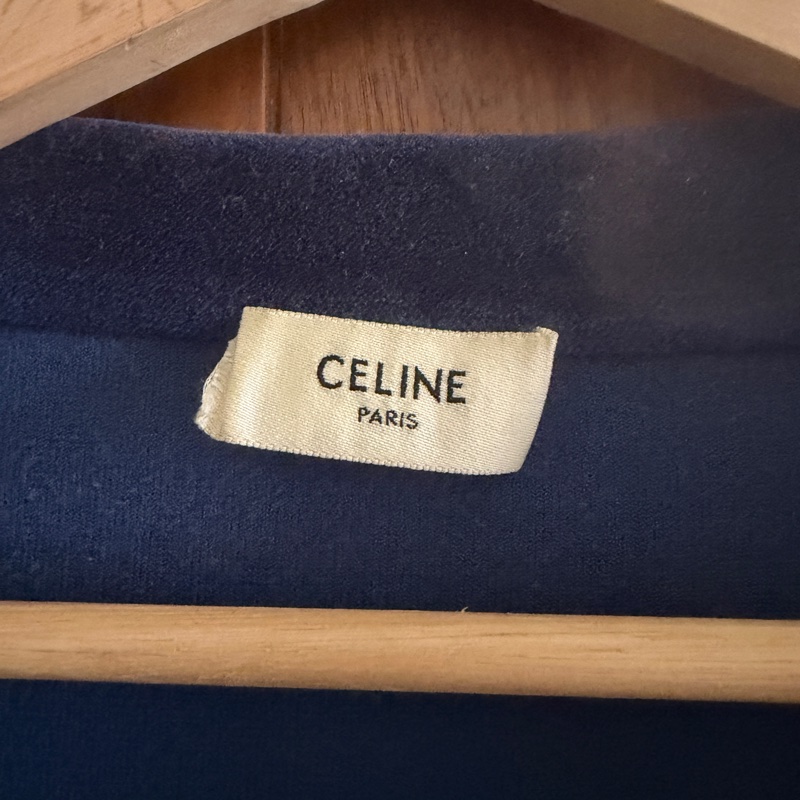 Celine藍天鵝絨運動外套XL-2