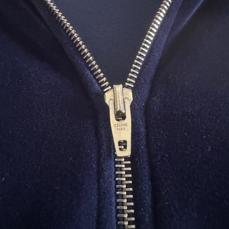 Celine藍天鵝絨運動外套XL-3