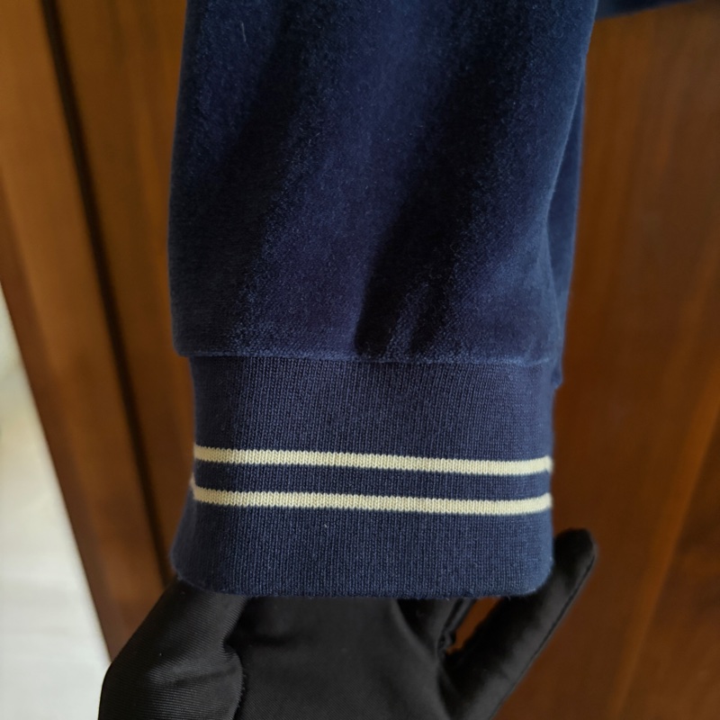 Celine藍天鵝絨運動外套XL-4