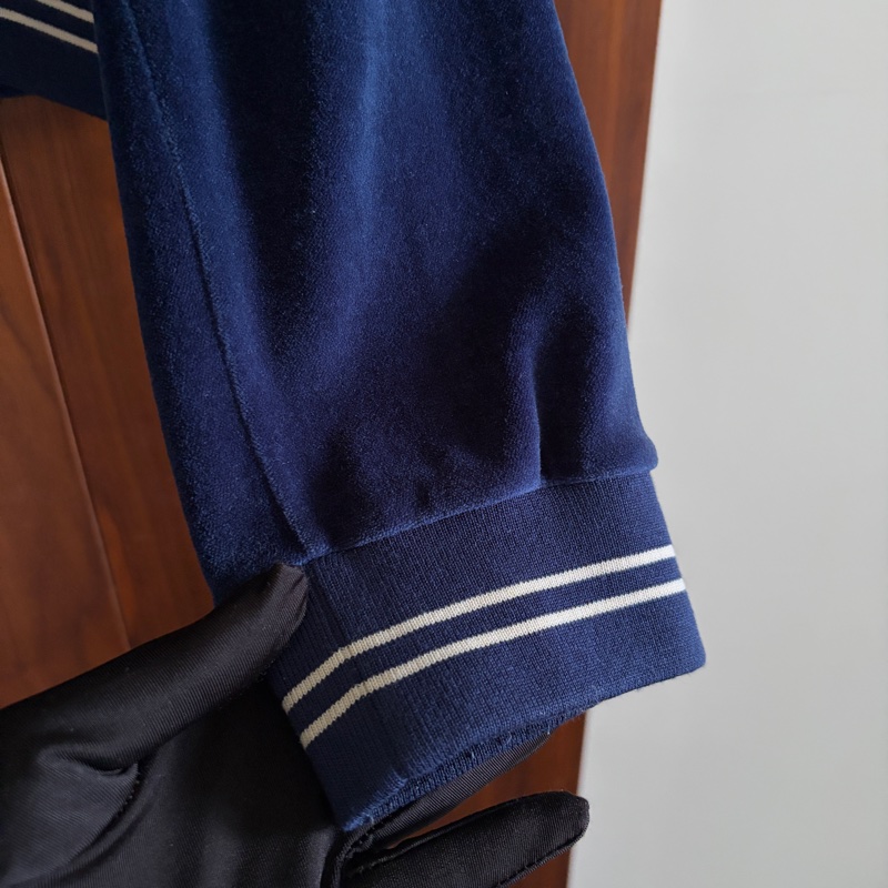 Celine藍天鵝絨運動外套XL-5