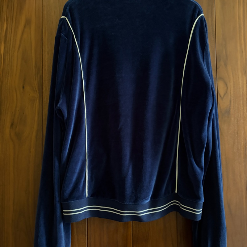 Celine藍天鵝絨運動外套XL-6