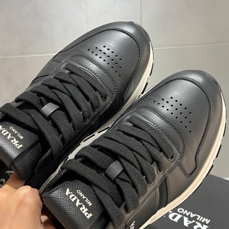 PRADA 黑色休閒運動鞋-3