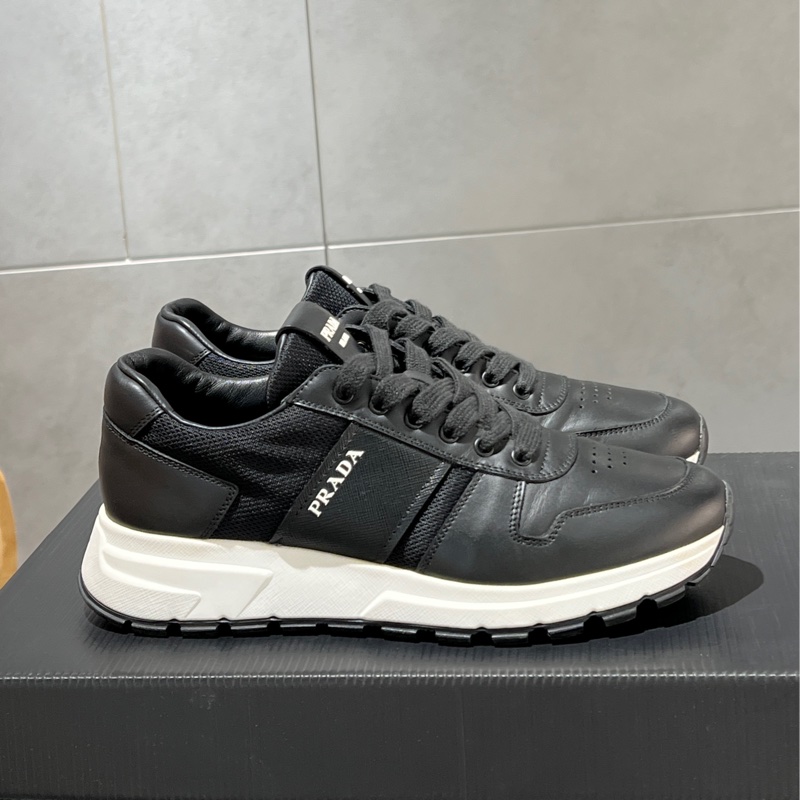 PRADA 黑色休閒運動鞋-4