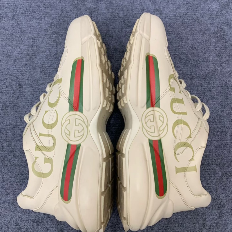97新 古馳Gucci 老爹鞋9碼 528892-DRW00-9522-3
