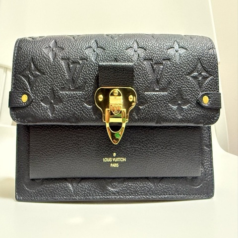 LV 全黑牛皮 皮夾 M67839