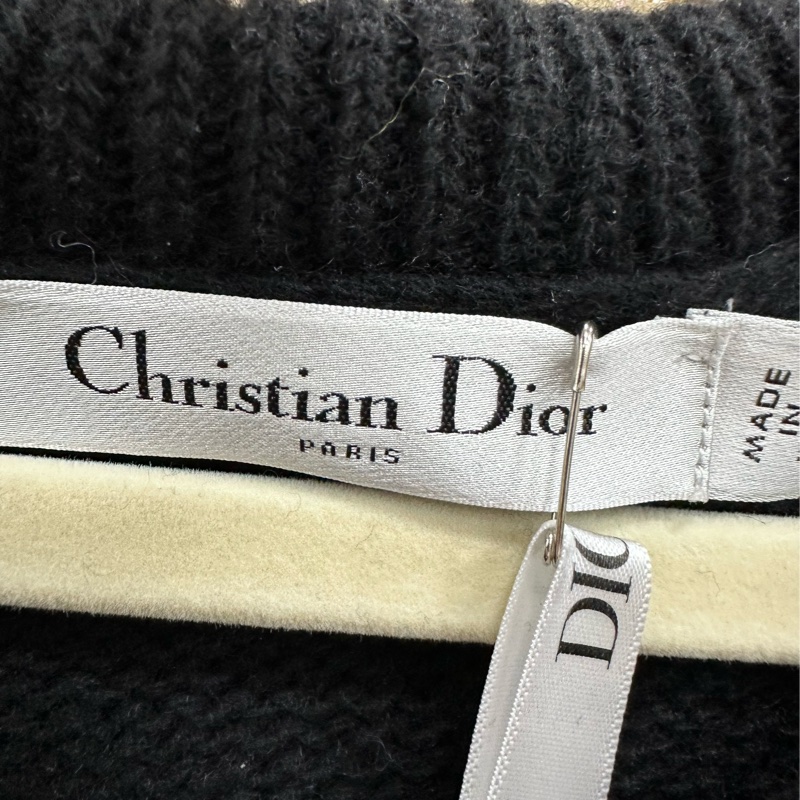 Dior迪奧 阿爾卑斯系列五角星針織羊絨毛衣 34碼 全新-2