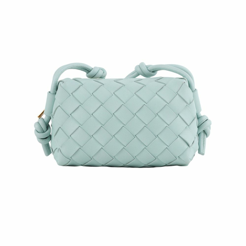 【包稅】BOTTEGA VENETA Intrecciato 糖果環形相機斜背包 730832-0