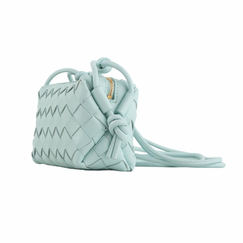 【包稅】BOTTEGA VENETA Intrecciato 糖果環形相機斜背包 730832-1