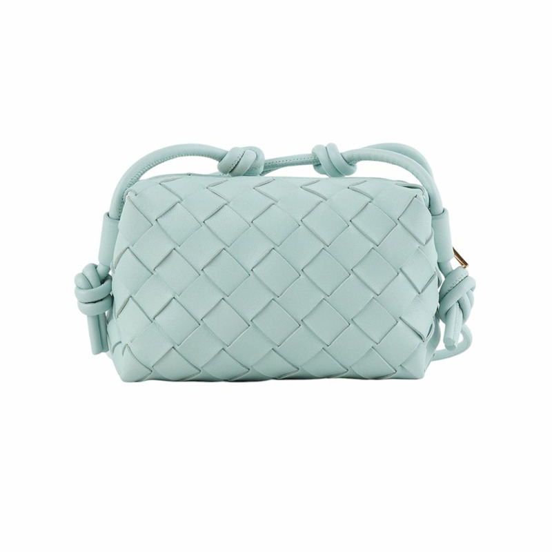 【包稅】BOTTEGA VENETA Intrecciato 糖果環形相機斜背包 730832-2