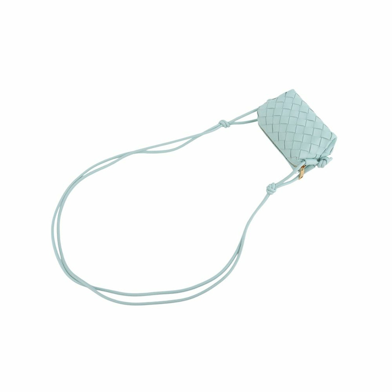 【包稅】BOTTEGA VENETA Intrecciato 糖果環形相機斜背包 730832-3