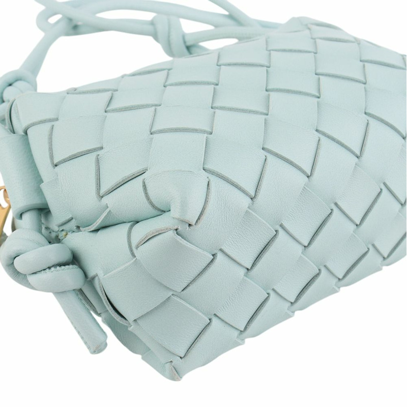 【包稅】BOTTEGA VENETA Intrecciato 糖果環形相機斜背包 730832-4