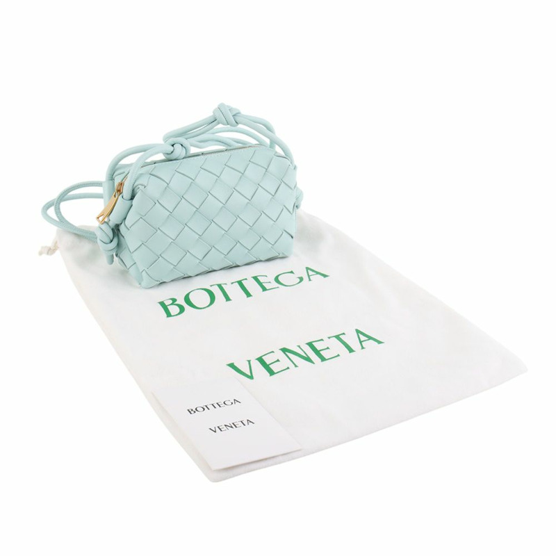 【包稅】BOTTEGA VENETA Intrecciato 糖果環形相機斜背包 730832-7
