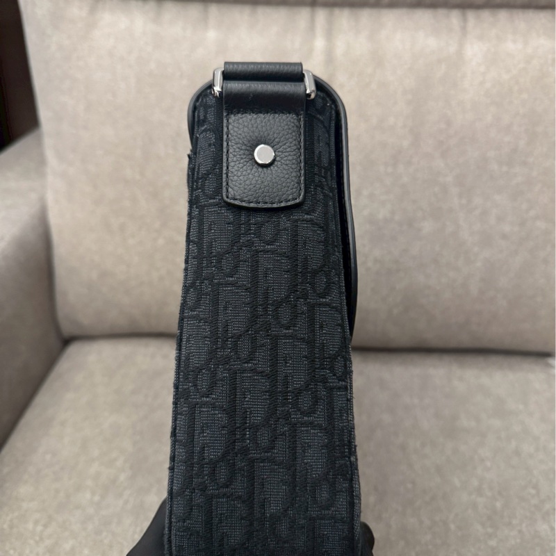 DIOR saddle黑老花郵差包-3