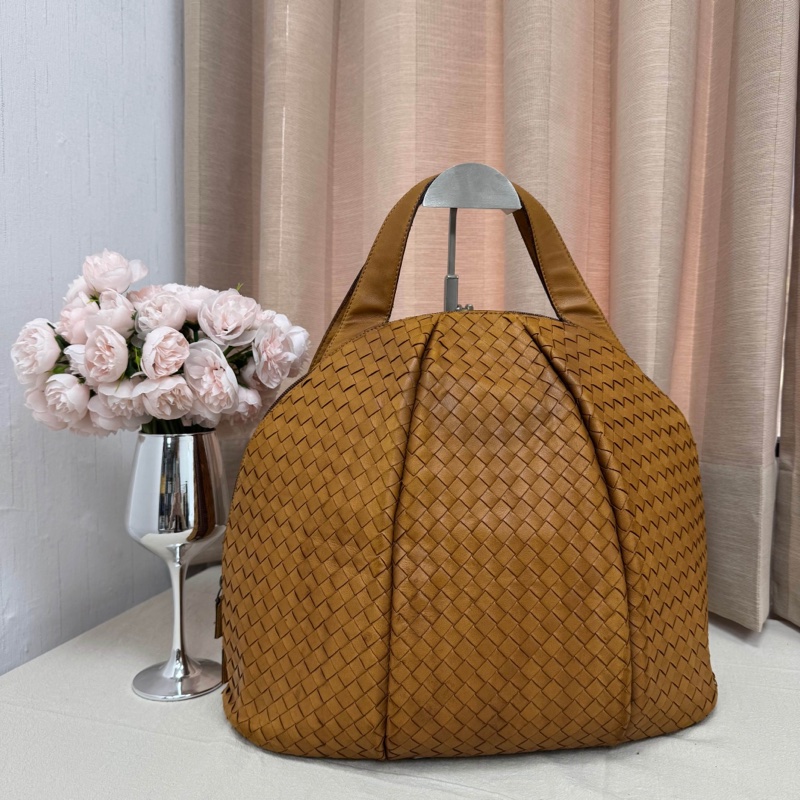 Bottega Veneta 經典棕色 小羊皮 編織包 中古 手提vintage 大容量-1