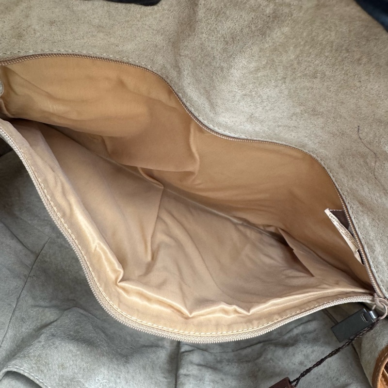 Bottega Veneta 經典棕色 小羊皮 編織包 中古 手提vintage 大容量-27