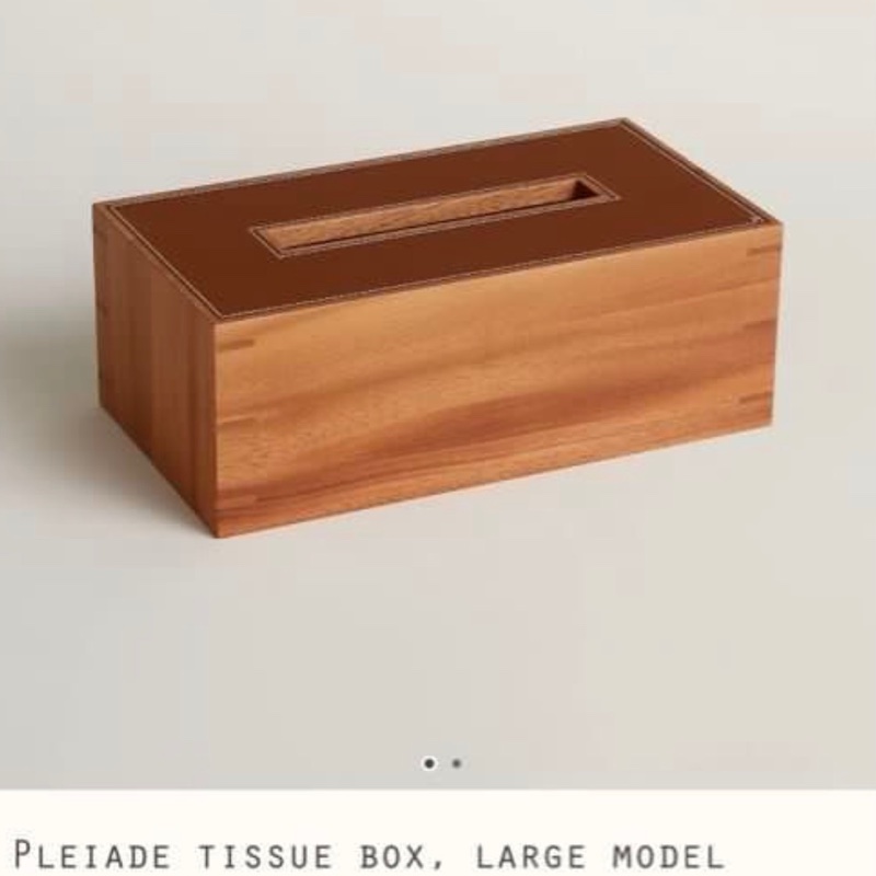 Hermes 愛馬仕紅厚款原本紙巾盒 Tissue Box Large Model-2