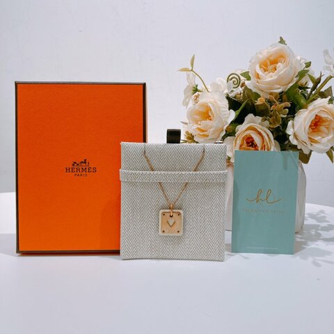 TW4655 Hermes 愛馬仕紅心撲克吊飾項鍊 As De Coeur Pendant Necklace