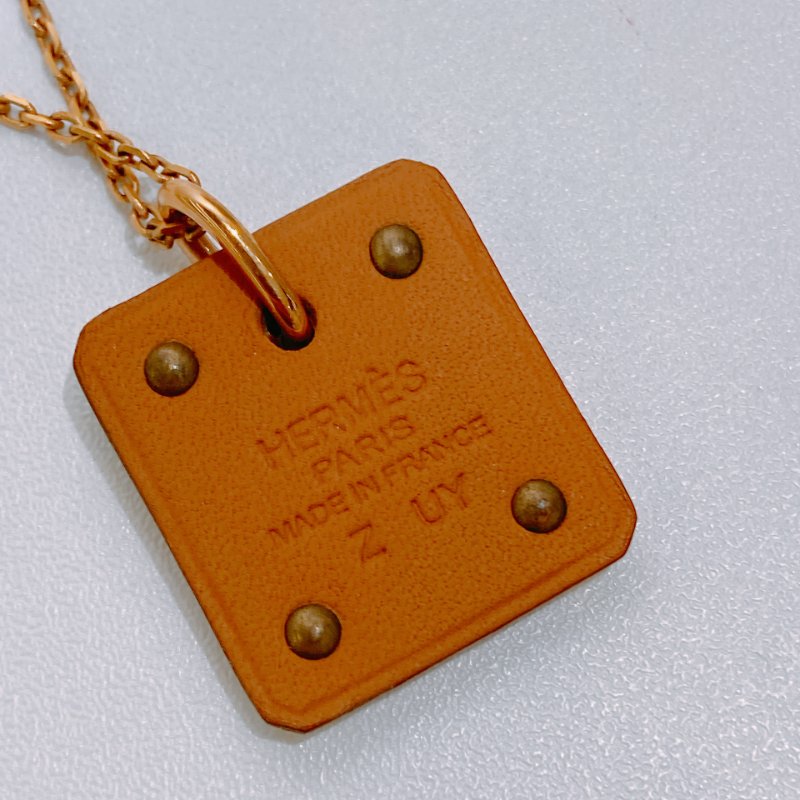 TW4655 Hermes 愛馬仕紅心撲克吊飾項鍊 As De Coeur Pendant Necklace-9