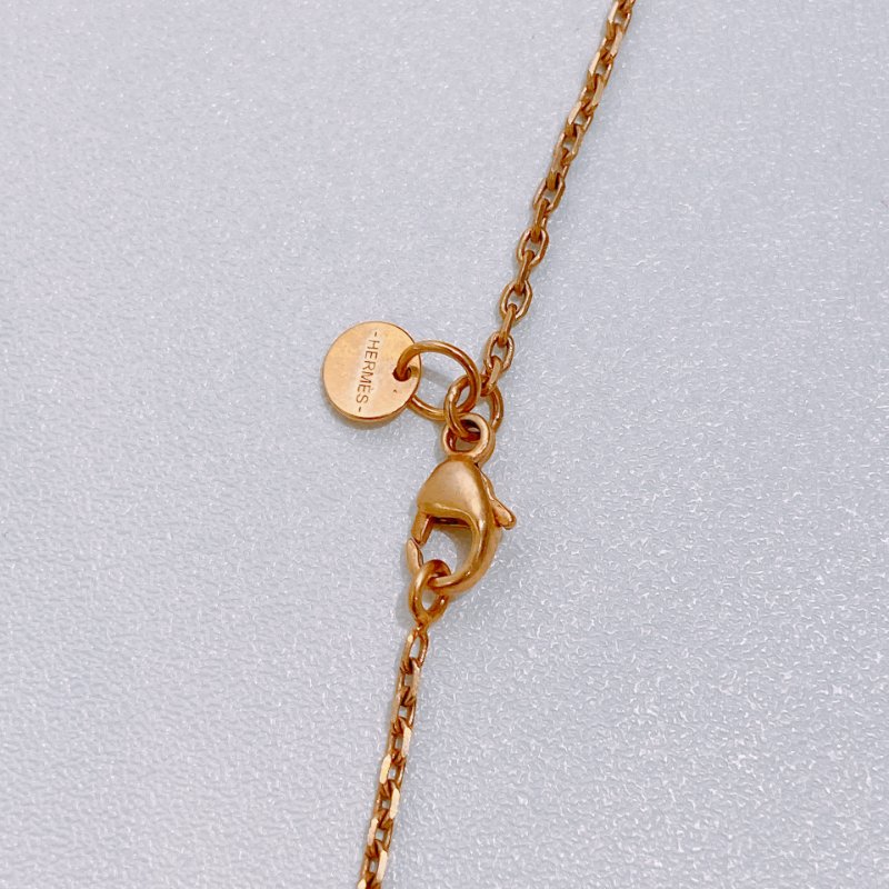TW4655 Hermes 愛馬仕紅心撲克吊飾項鍊 As De Coeur Pendant Necklace-10