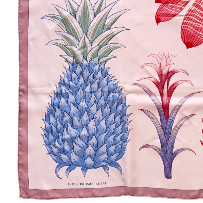 HERMES Index Bromeliaceae scarf 90 絲巾-6