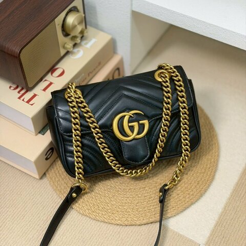 🏷Gucci 古馳 ．Marmont 22 掀蓋包