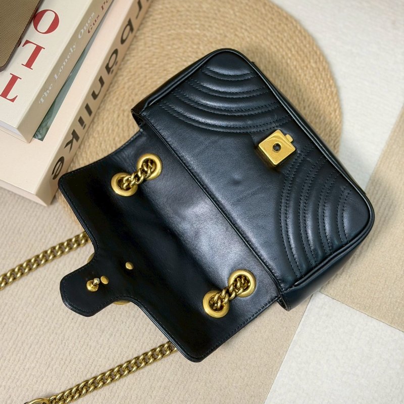 🏷Gucci 古馳 ．Marmont 22 掀蓋包-15