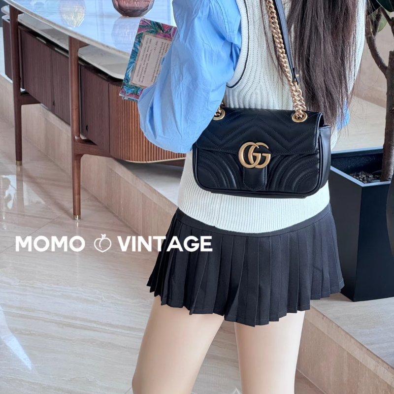🏷Gucci 古馳 ．Marmont 22 掀蓋包-21