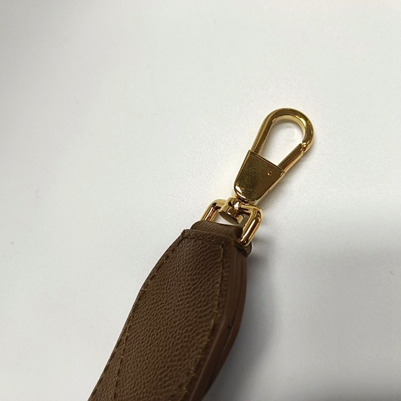 BURBERRY Henley棕色塗層帆布單肩包斜挎包 金色五金 可拆卸肩帶 9.8新-9