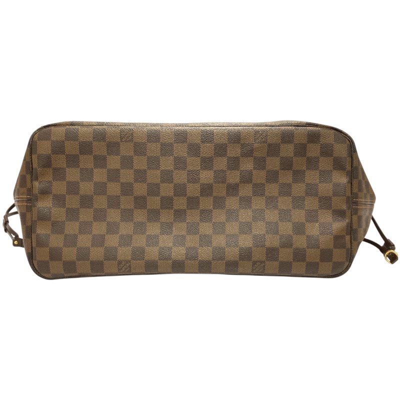 LOUIS VUITTON 路易威登 N40597 NEVERFULL GM 托特包 PVC帆布 棋盤格 棕色 金釦-4